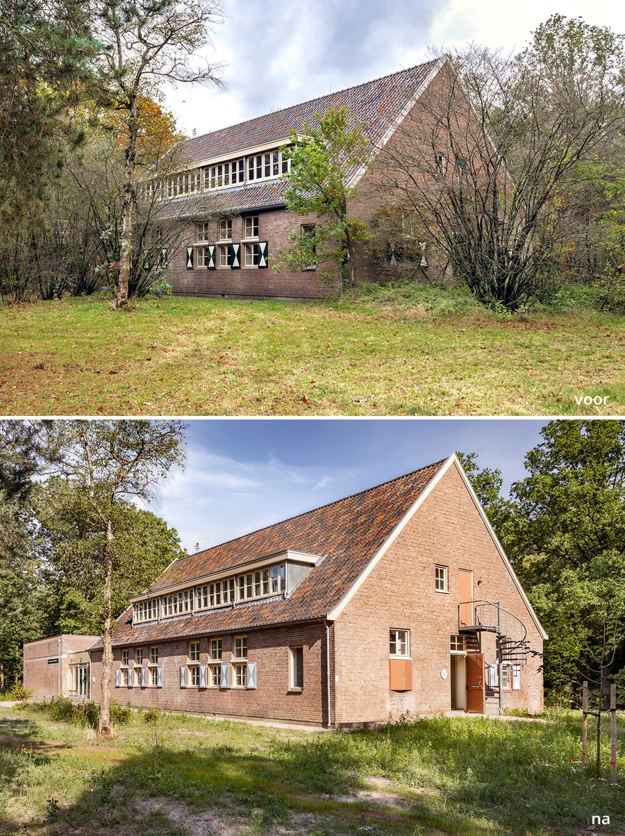 Gebouw 54 Groot Heidekamp Schaarsbergen TAK architecten rijksmonument renovatie herbestemming verduurzaming rijksvastgoedbedrijf